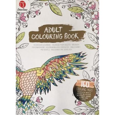Kleurboek voor volwassenen 160 Paginas “Vogel”